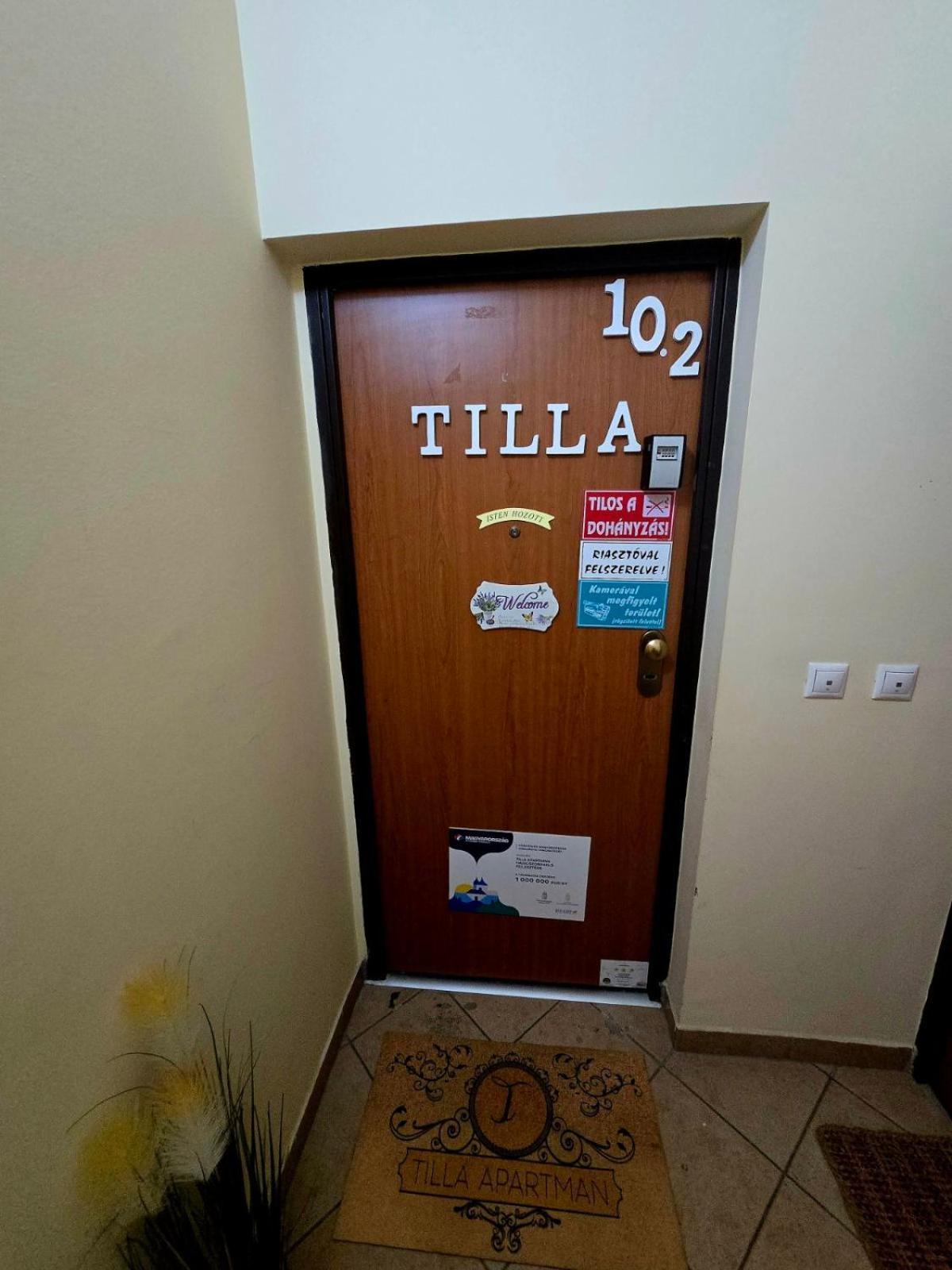 Tilla Apartman Hajdúszoboszló Eksteriør billede